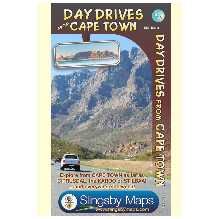 Carte touristique imperméable - South Africa: Day Drives from Cape Town (Afrique du Sud) | Tracks4Africa