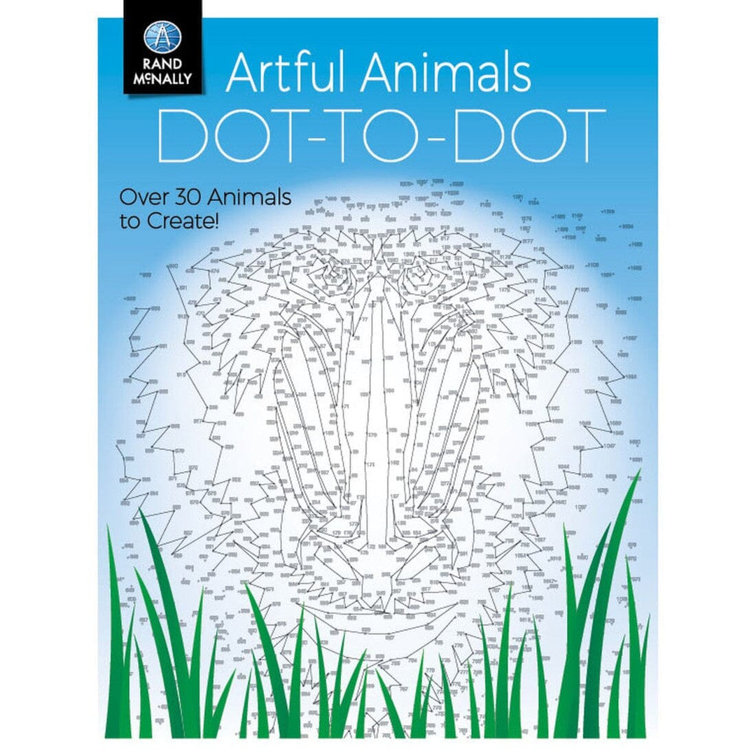 Cahier d'activités point à point Artful Animals | Rand McNally carte pliée Rand McNally