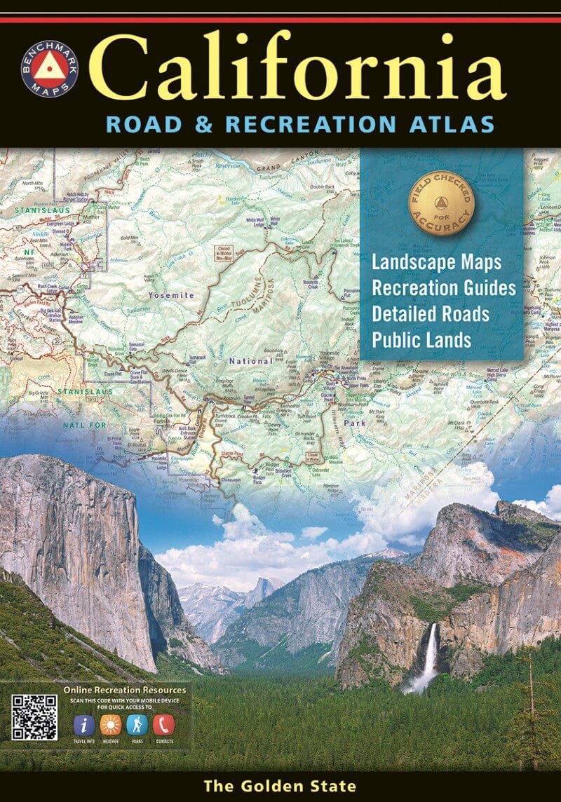 California Road and Recreation Atlas | Benchmark Maps atlas Benchmark Maps
