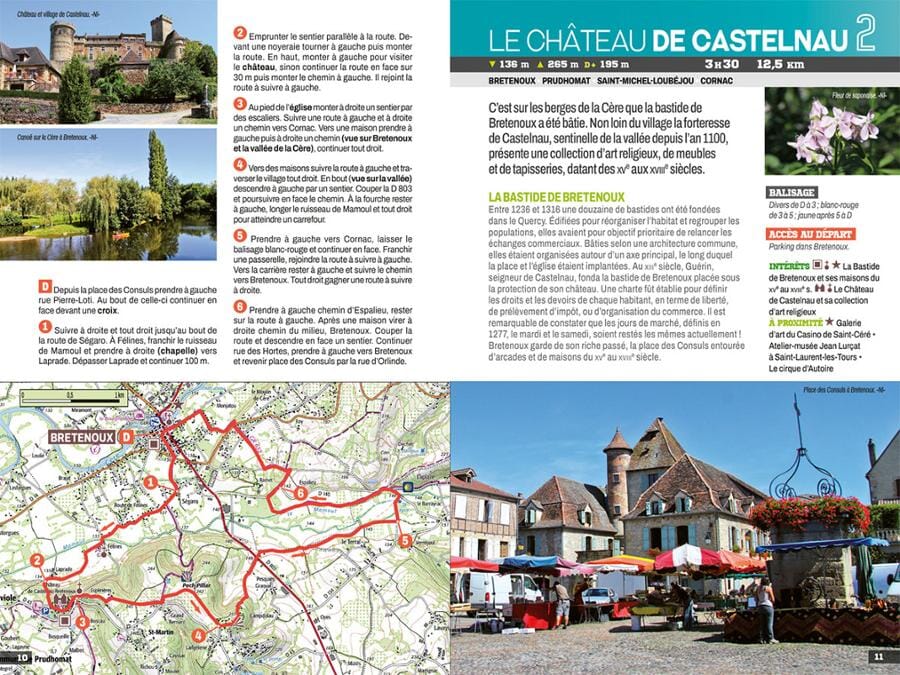 Guide de balades - Haut-Quercy à pied | Chamina guide de randonnée Chamina 
