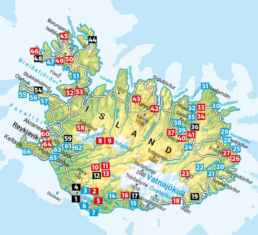 Guide de randonnée - Islande | Rother guide de randonnée Rother 