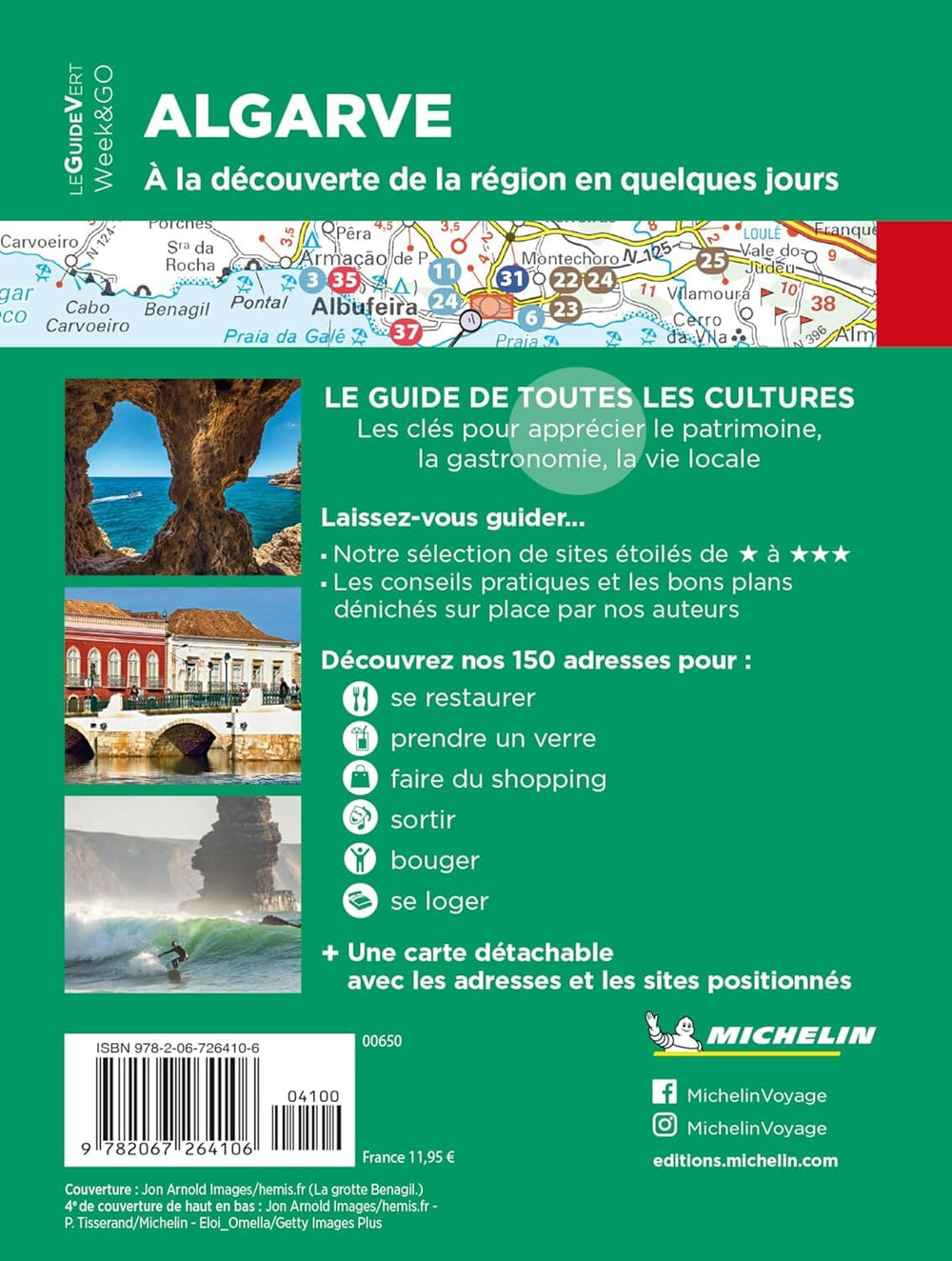 Guide Vert Week & GO - Algarve & Faro - Édition 2024 | Michelin guide de voyage Michelin 