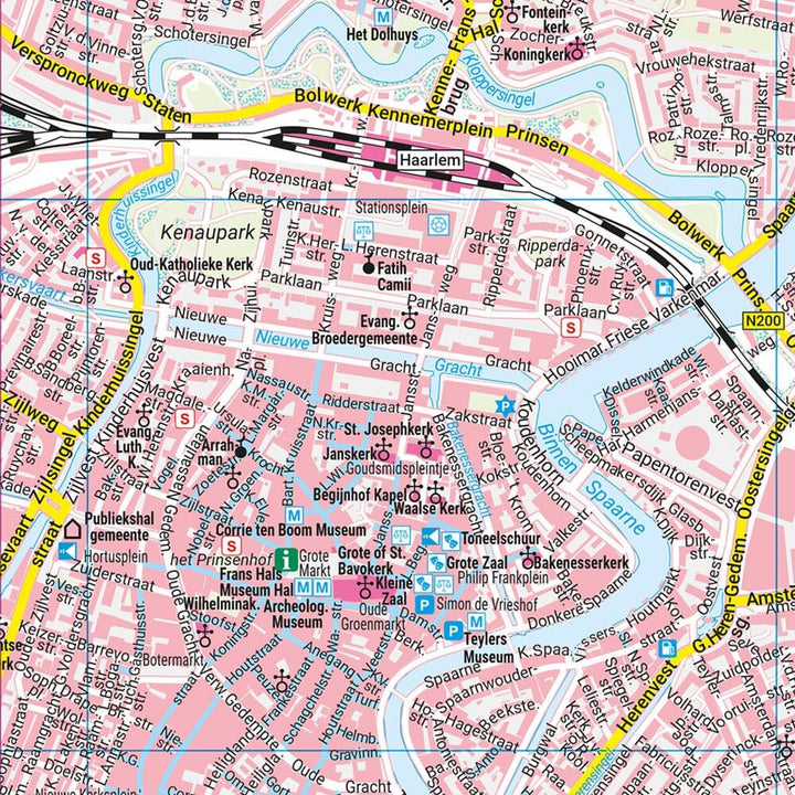 Plan détaillé - Haarlem | Freytag & Berndt carte pliée Freytag & Berndt 