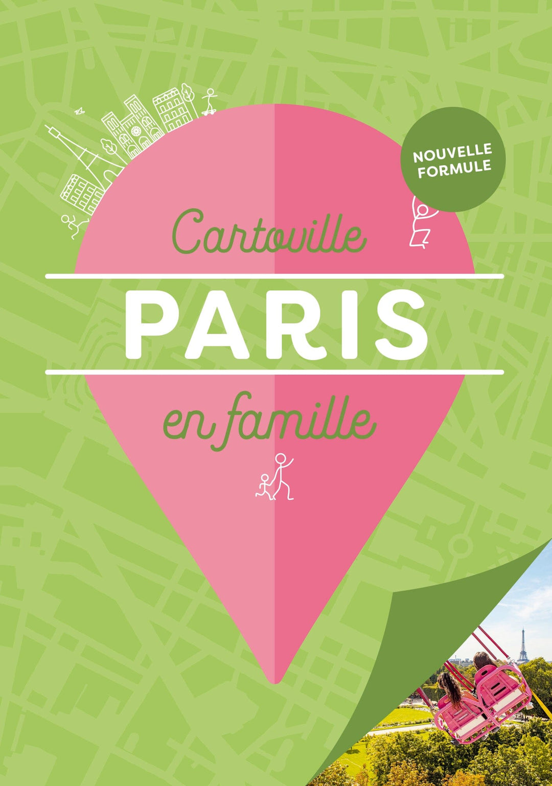 Plan détaillé - Paris en famille | Cartoville carte pliée Gallimard 