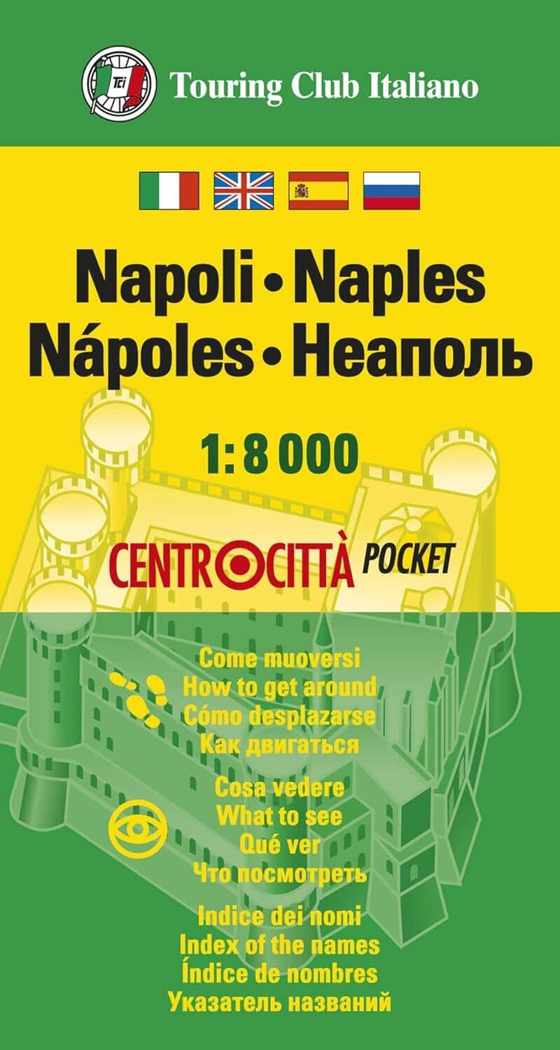 Plan du centre-ville - Naples | Touring Club Italiano carte pliée Touring Club Italiano
