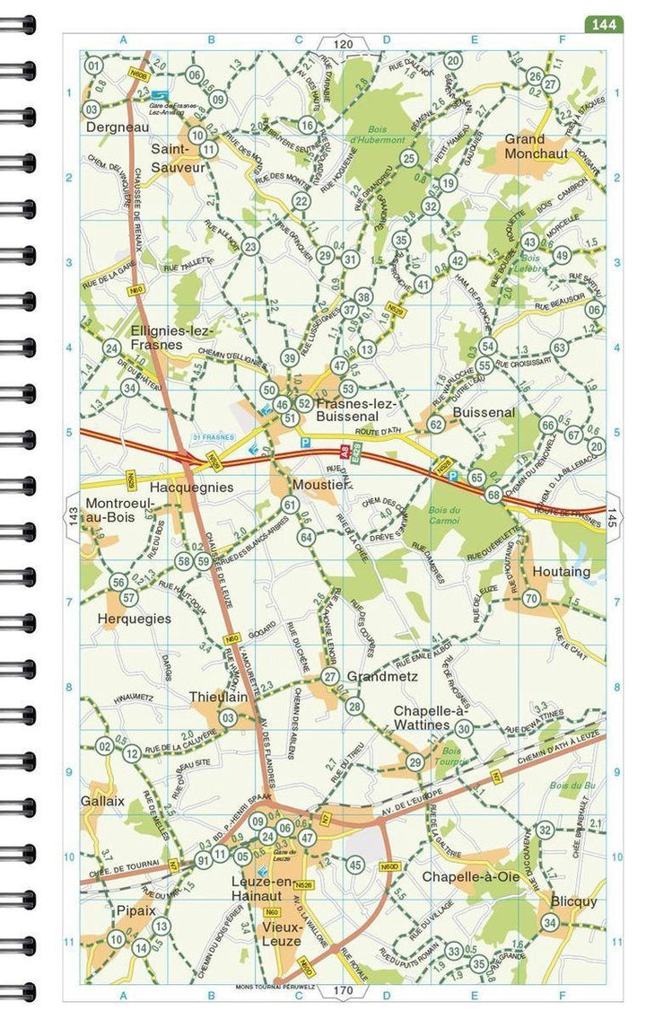 Atlas cycliste - Véloroutes de Belgique - Edition 2021 | Falk atlas Falk 