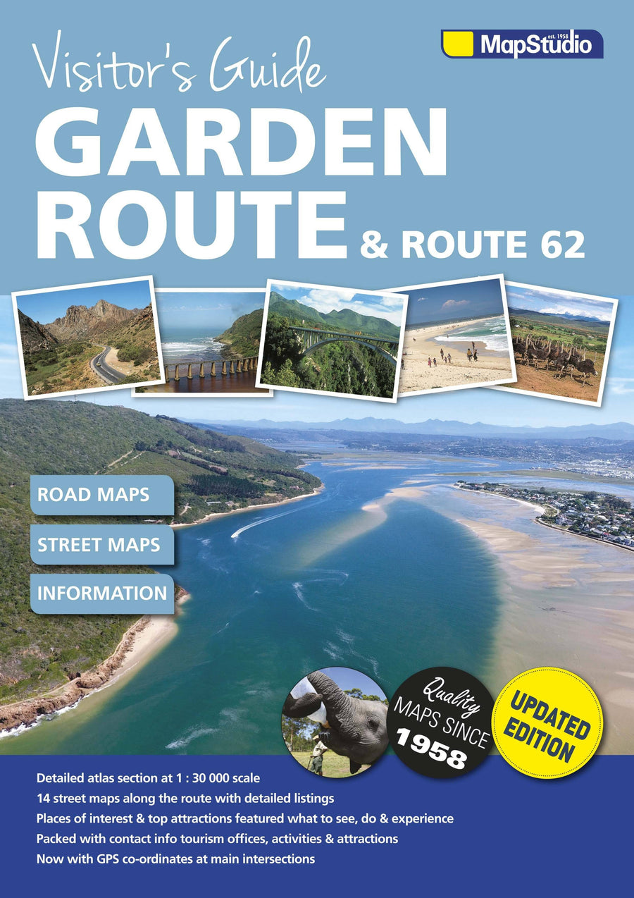 Atlas routier - Garden Route & Route 62 (Afrique du Sud) | Mapstudio atlas MapStudio 