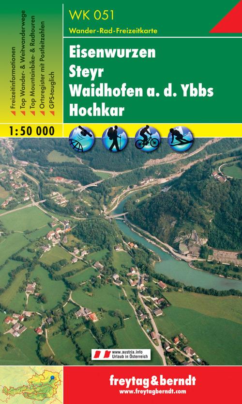 Carte de randonnée - Eisenwurzen -Steyr - Waidhofen a.d.Ybbs - Hochkar (Alpes autrichiennes), n° WK051 | Freytag & Berndt carte pliée Freytag & Berndt 