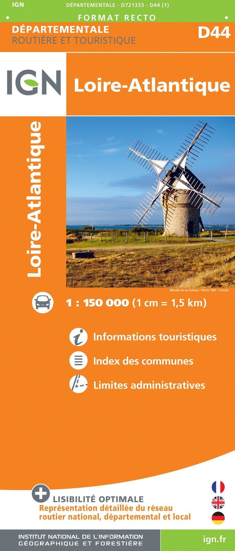 Poster plastifié - France routière 721 - 100 x 110 cm  Michelin – La  Compagnie des Cartes - Le voyage et la randonnée