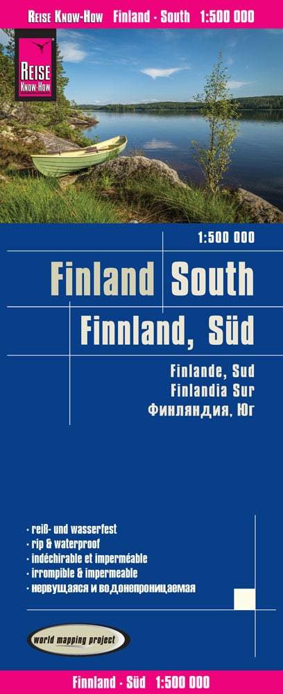 Carte routière - Finlande Sud | Reise Know How carte pliée Reise Know-How 