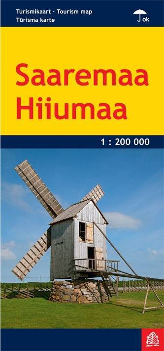 Carte routière - Saaremaa & Hiiumaa (Estonie) | Jana Seta carte pliée Jana Seta 