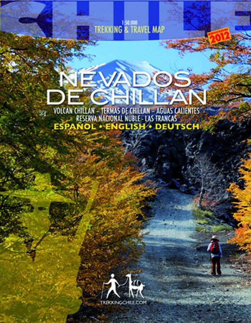 Nevados de Chillan - Chile - Trekking Map | Trekking Chile Hiking Map 