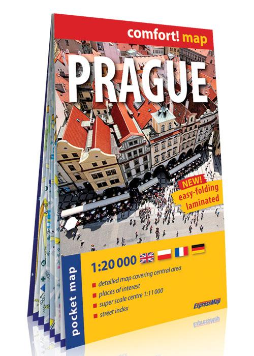 Plan de poche plastifié - Prague mini | Express Map carte pliée Express Map 