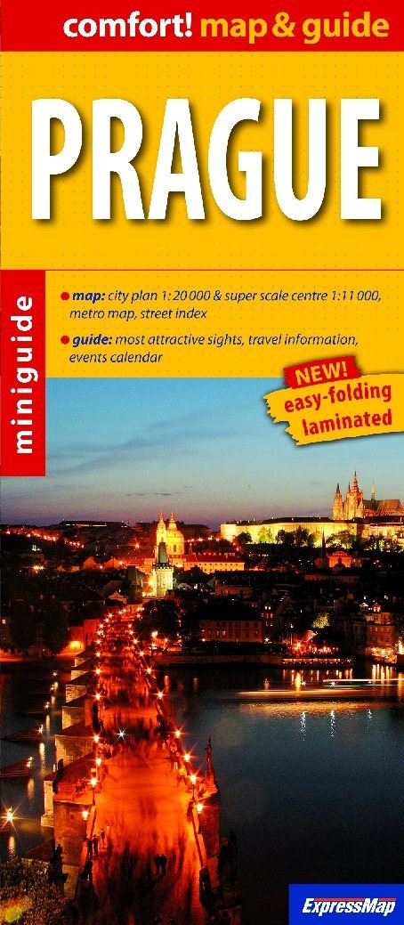 Plan de ville plastifié - Prague + miniguide | Express Map carte pliée Express Map 