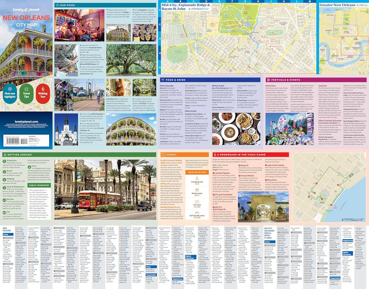 Plan de ville (en anglais) - New Orleans | Lonely Planet