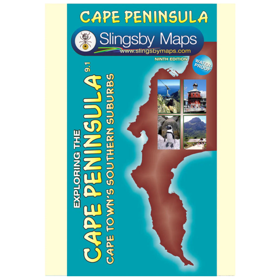 Carte touristique imperméable - Cape Peninsula, Cape Town’s Southern Suburbs (Afrique du Sud) | Tracks4Africa