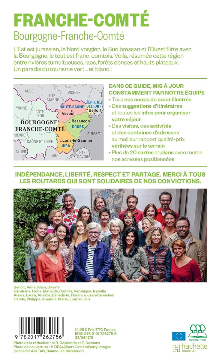 Guide du Routard - Franche-Comté 2024/25 | Hachette