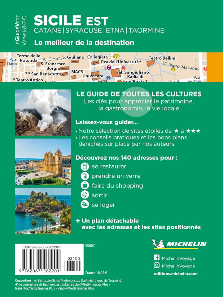 Guide Vert Week & GO - Sicile Est : Catane, Syracuse, Etna, Taormine - Édition 2024 | Michelin