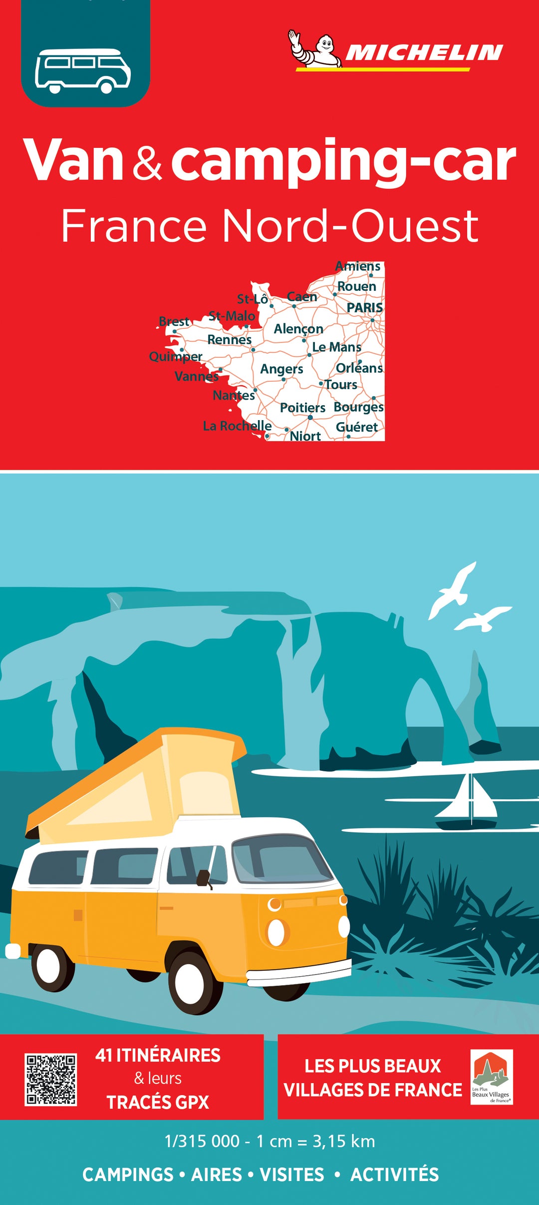 Carte routière n° 774 - Van et camping-car - France Nord-Oest | Michelin