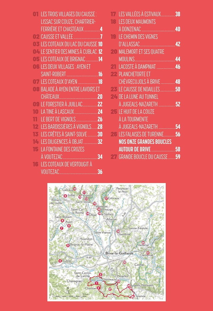 Guide de promenades - Autour de Brive-la-Gaillarde | Rando Editions - Les Sentiers d'Emilie
