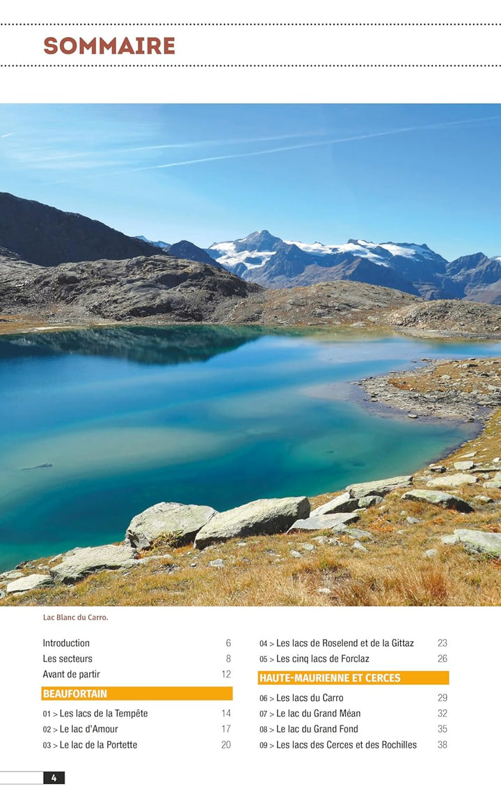 Guide de randonnées - Lacs de Savoie, les plus belles randonnées | Glénat