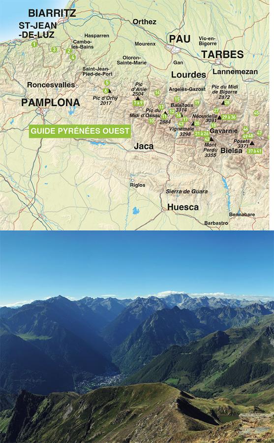 Guide de randonnées - Pyrénées ouest - 50 sommets du Pays basque au Luchonnais | Rando Editions