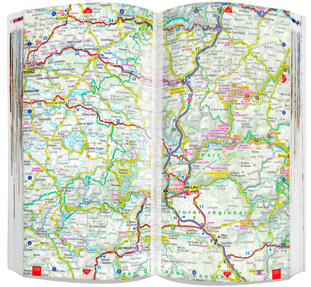 Guide, Atlas & carte routière - Languedoc-Roussillon | Express Map