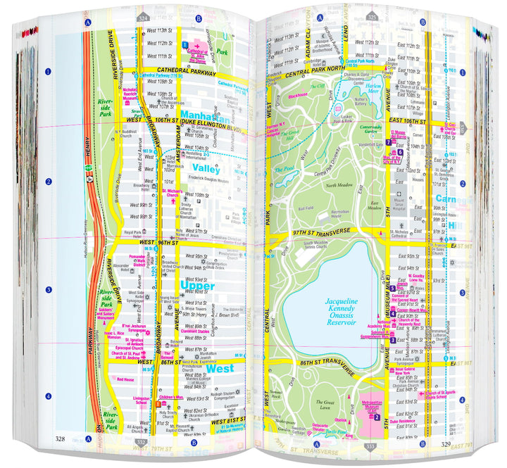 Guide, Atlas & carte routière - New York | Express Map