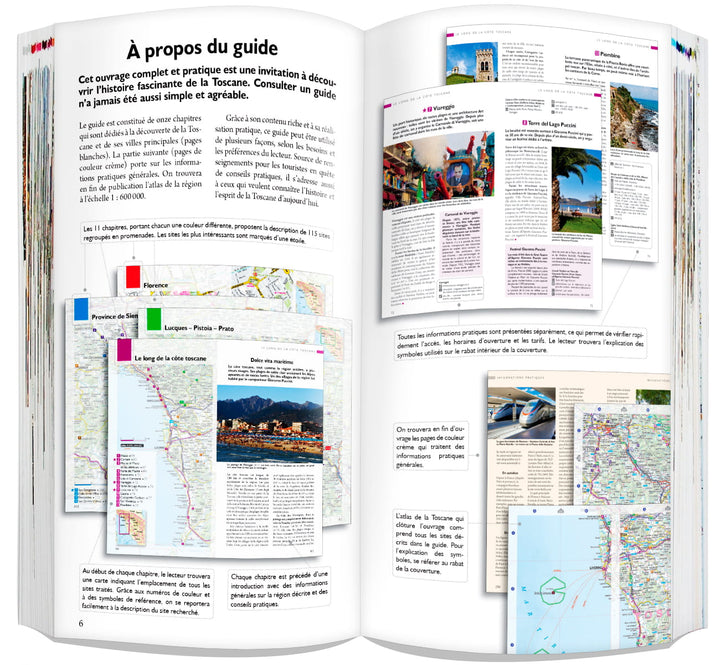 Guide, Atlas & carte routière - Toscane, Florence, Sienne, Pise  | Express Map