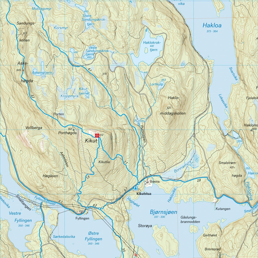 Carte de randonnée - Oslo Nord - Stikart (Norvège) | Calazo