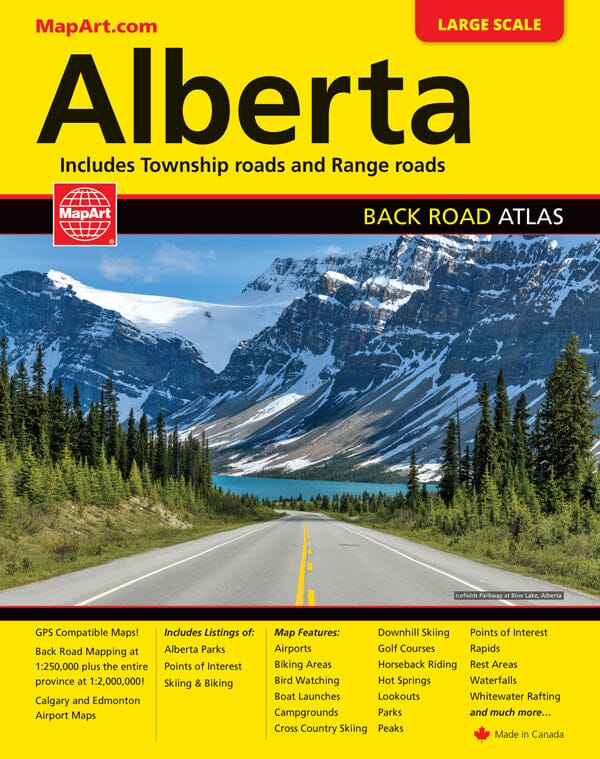 Alberta Back Road Atlas | Canadian Cartographics Corporation atlas Canadian Cartographics Corporation 