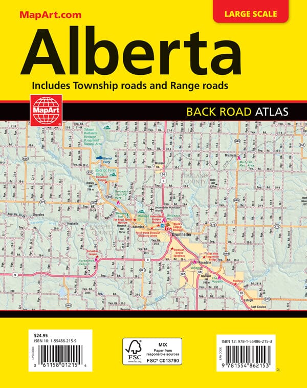 Alberta Back Road Atlas | Canadian Cartographics Corporation atlas Canadian Cartographics Corporation 
