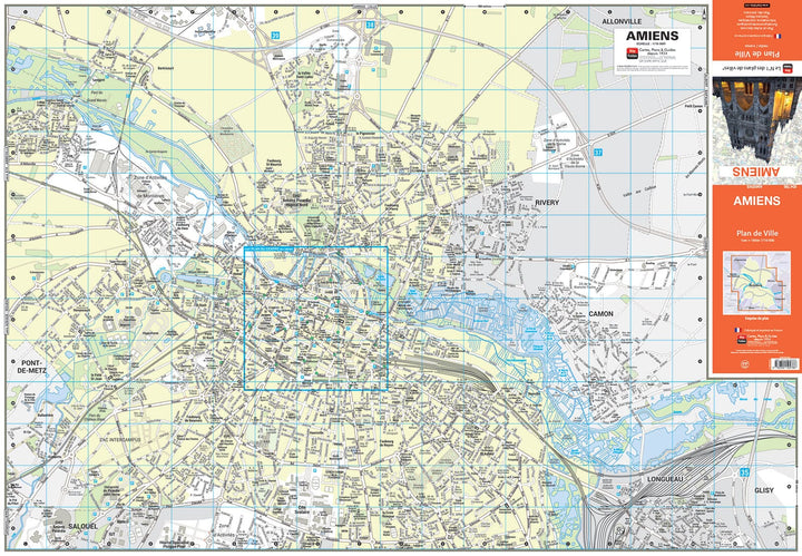 Amiens, Somme - Plan de ville | Blay Foldex carte pliée Blay Foldex 