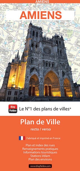 Amiens, Somme - Plan de ville | Blay Foldex carte pliée Blay Foldex 