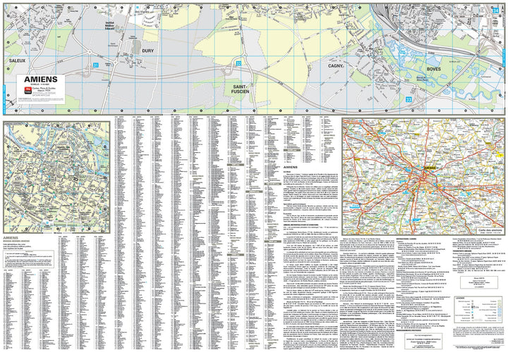 Amiens, Somme - Plan de ville | Blay Foldex carte pliée Blay Foldex 