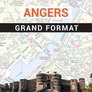 Angers - Plan de ville grand format | Blay Foldex carte pliée Blay Foldex 