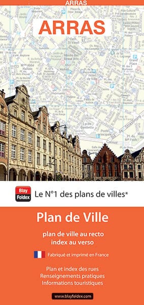Arras, Pas-de-Calais - Plan de ville | Blay Foldex carte pliée Blay Foldex 