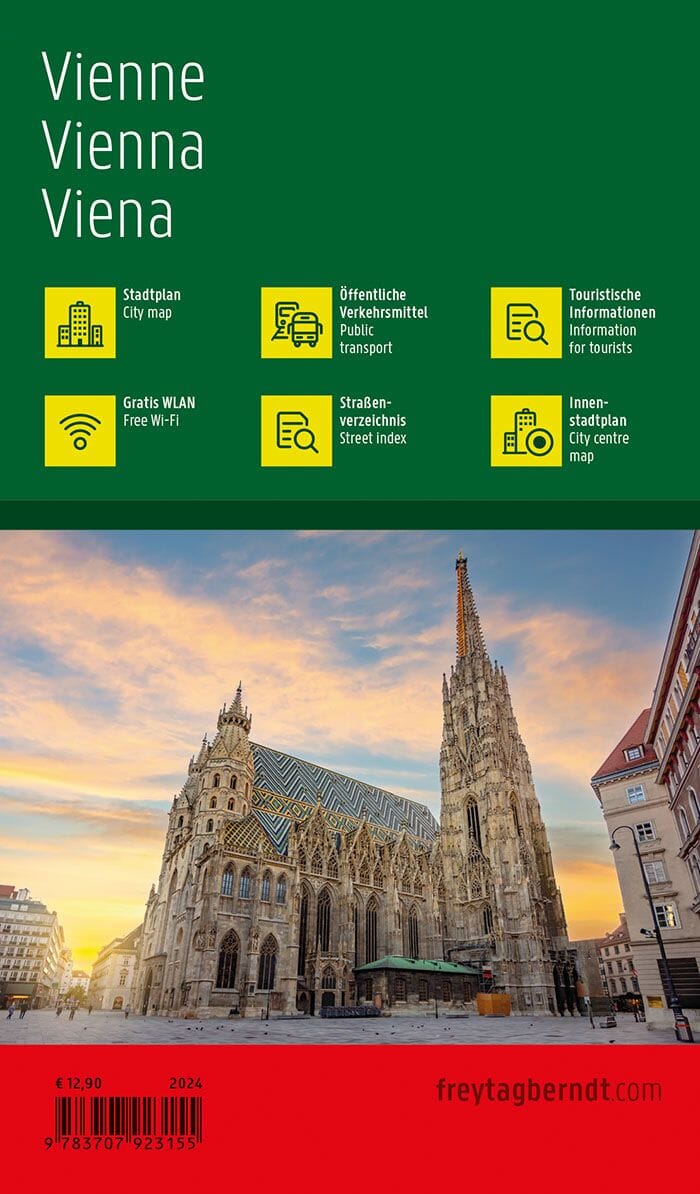 Atlas de poche - Vienne | Freytag & Berndt carte pliée Freytag & Berndt 