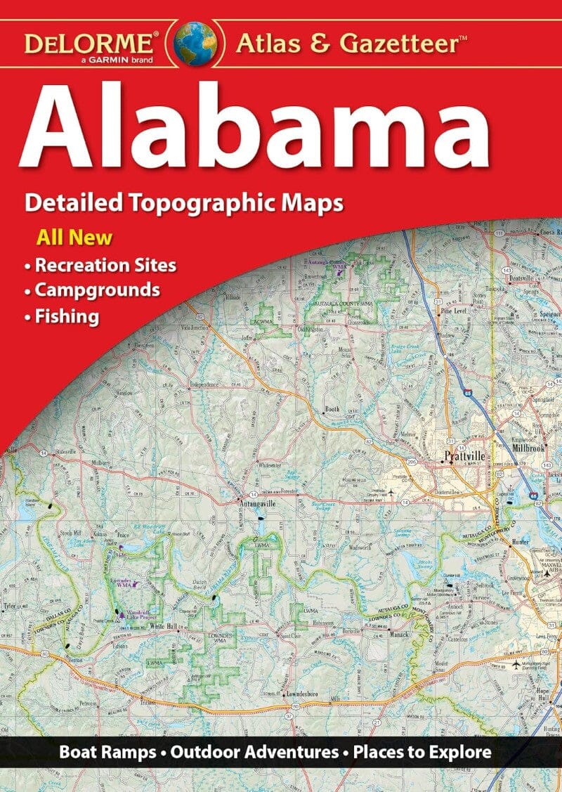 Atlas et répertoire géographique - Alabama | DeLorme Atlas DeLorme 