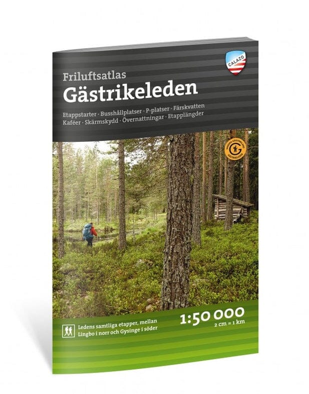 Atlas pédestre- Gästrikeleden (Suède) | Calazo atlas Calazo 
