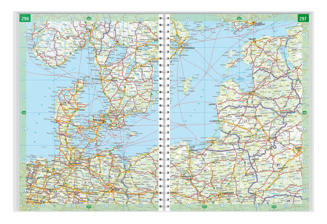 Atlas routier à spirales - Allemagne 2026/27 | Freytag & Berndt atlas Freytag & Berndt 