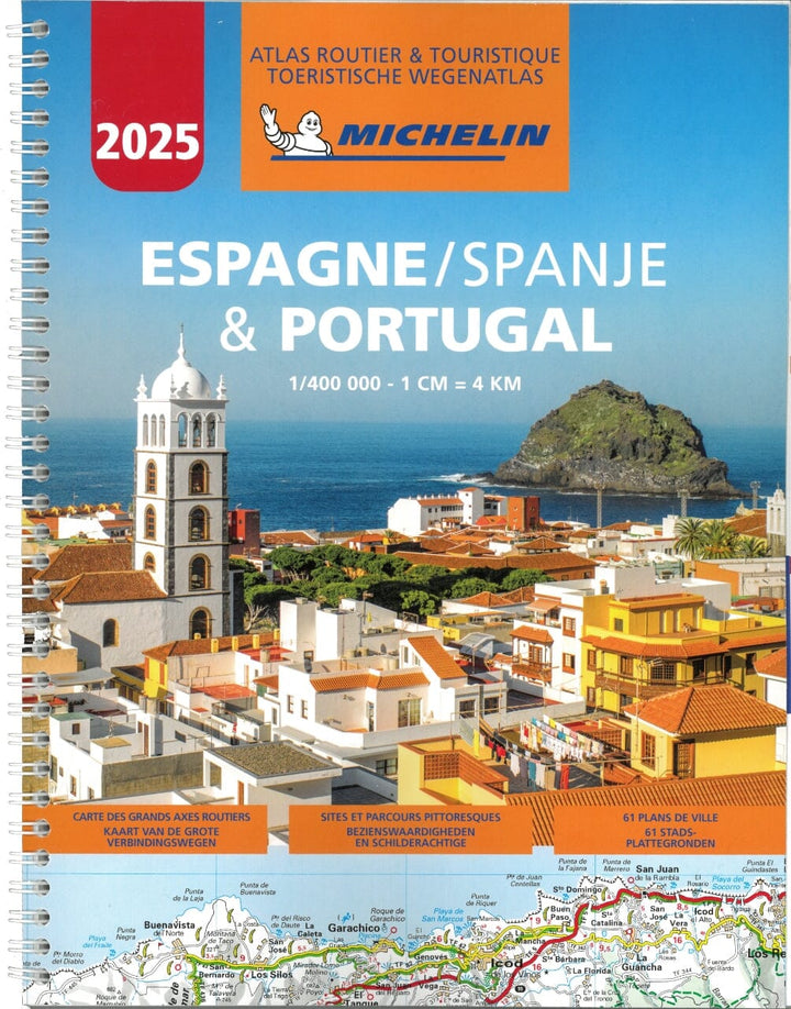 Atlas routier à spirales - Espagne & Portugal 2025 | Michelin atlas Michelin 