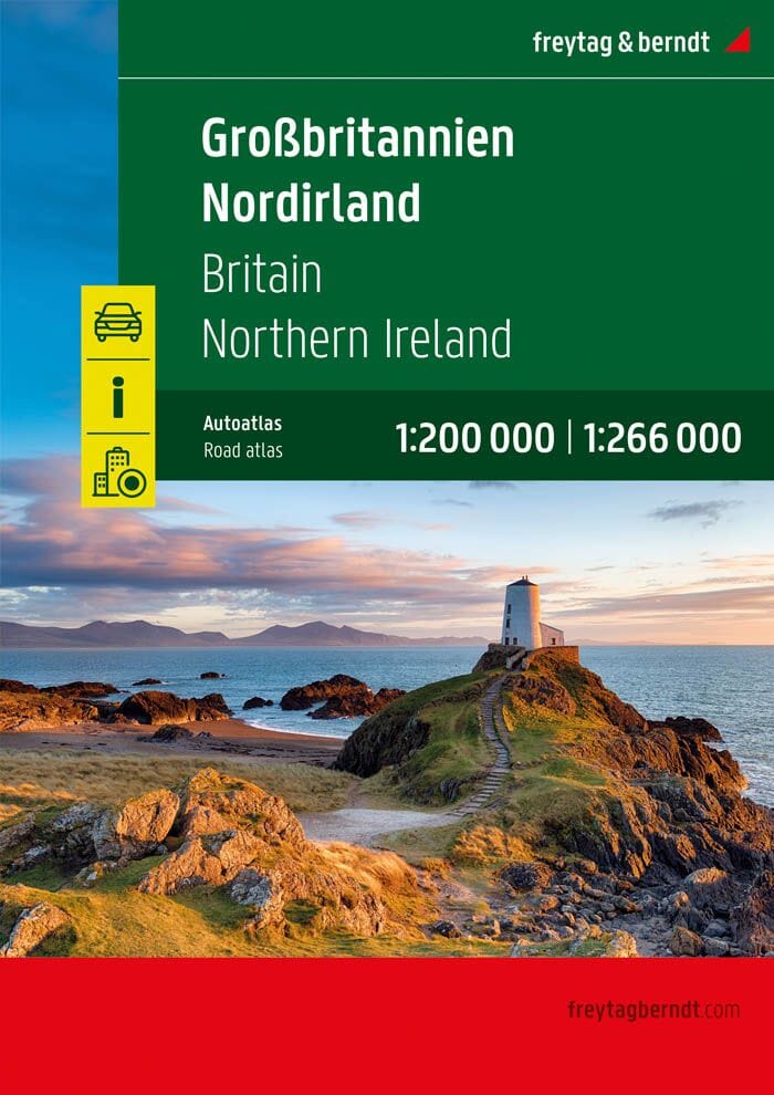 Atlas routier (à spirales)- Grande Bretagne, Irlande du Nord | Freytag & Berndt atlas Freytag & Berndt 