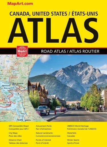 Atlas routier de l'Amérique du Nord, édition française/anglaise | Canadian Cartographics Corporation atlas Canadian Cartographics Corporation 