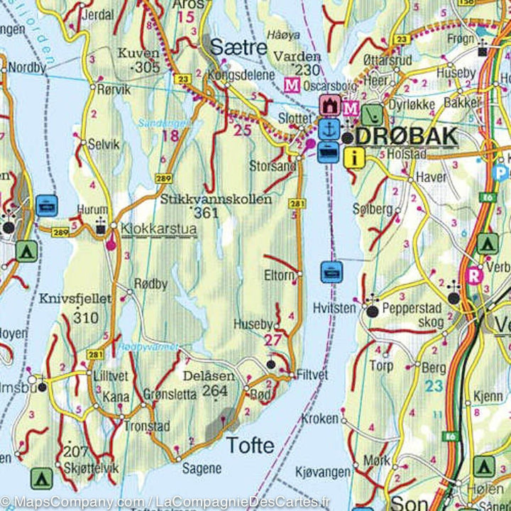 Atlas routier de Scandinavie (Danemark, Norvège, Suède, Finlande) | Freytag &amp; Berndt - La Compagnie des Cartes