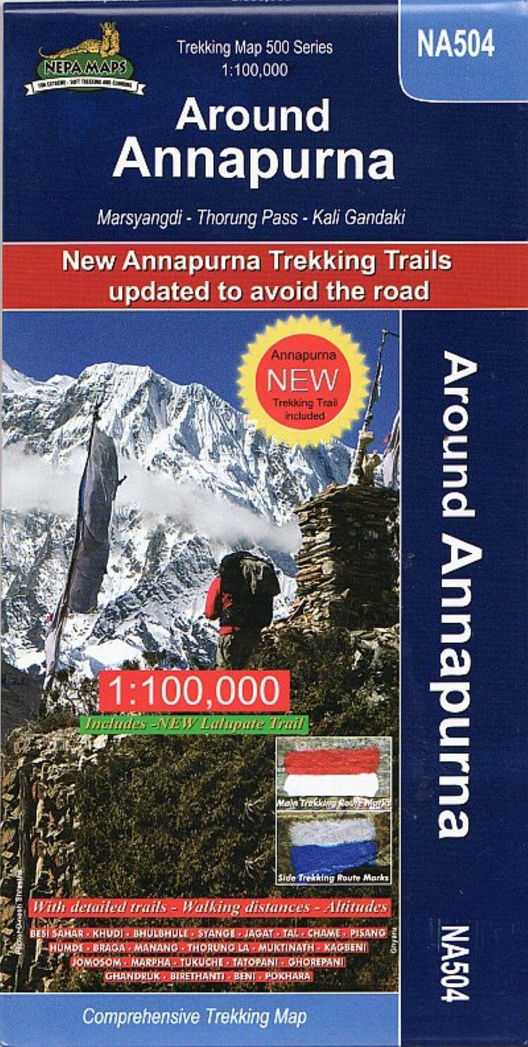 Autour de l'Annapurna - Carte de trekking complète | Himalayan MapHouse Pvt. Ltd. carte pliée Himalayan MapHouse 