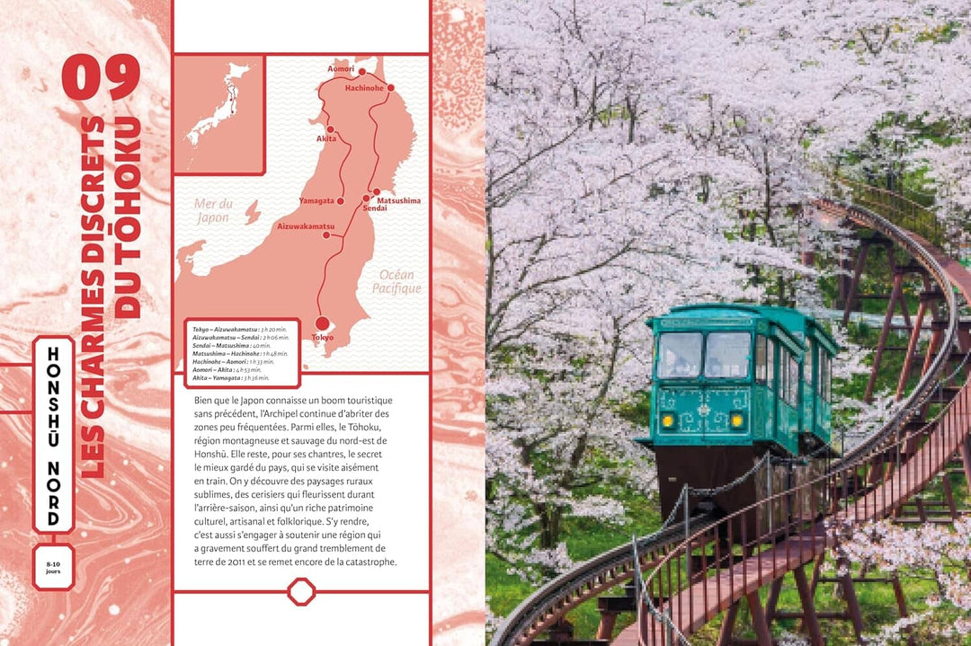 Beau livre - En train au Japon: Itinéraires sur les rails pour voyager autrement | Gallimard beau livre Gallimard 