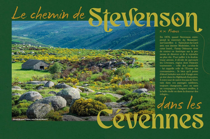 Beau livre - Sur les chemins de Stevenson les Cévennes et autres chemins européens | Gallimard beau livre Gallimard 