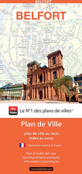Belfort, Territoire de Belfort - Plan de ville | Blay Foldex carte pliée Blay Foldex 