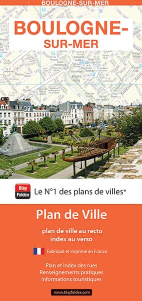 Boulogne-sur-Mer, Pas-de-Calais - Plan de ville | Blay Foldex carte pliée Blay Foldex 